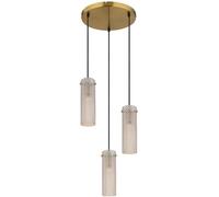 Globo Lighting Karolo lampada sospesa 3x40 W oro-ambra 15775-3HR
