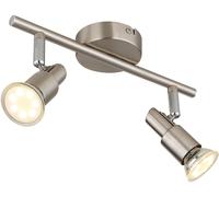 Globo Lighting Kinley lampada da parete 2x3 W nichel 57385-2