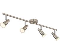 Globo Lighting Kinley lampada da parete 4x3 W nichel 57385-4