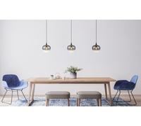 GLOBO LIGHTING Lampada a Sospensione Lampadario in Metallo Nero 15548H Maxy