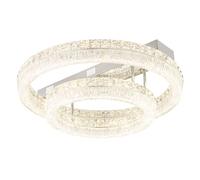 Globo Lighting Laurel lampada da soffitto 2x60 W cromo-trasparente 67387-60D