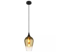 Globo Lighting Lavus lampada sospesa 1x60 W nero-oro 15552H2