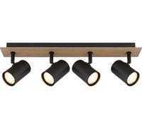 Globo Lighting Linca lampada da soffitto 4x25 W nero 57905-4