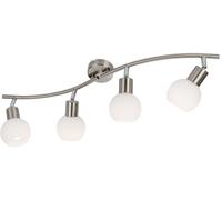 Globo Lighting Loxy lampada da parete 4x5 W bianco-nichel 871604016X