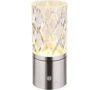 Globo Lighting Lunki lampada da tavolo 1x2.5 W trasparente-nichel 21010N