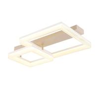 Globo Lighting Marlenne lampada da soffitto 2x24 W bianco-sabbia 48047D1