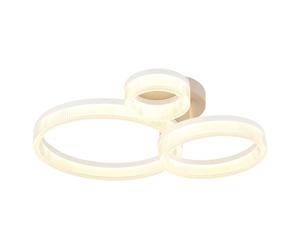 Globo Lighting Marlenne lampada da soffitto 3x24 W bianco-sabbia 48046D4