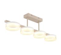 Globo Lighting Marlenne lampada da soffitto 4x24 W bianco-sabbia 48046D3