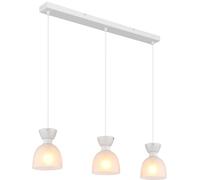 Globo Lighting Massey lampada sospesa 3x40 W bianco 15769W-3