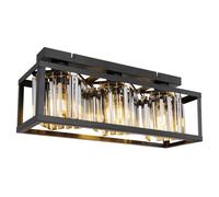 Globo Lighting Mathilde lampada da soffitto 3x40 W nero-fumé 15697-3D