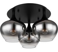 Globo Lighting Maxy lampada da soffitto 3x40 W nero-fumé 15548-3D