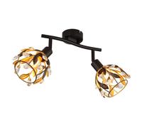 Globo Lighting Mika lampada da soffitto 2x25 W nero 15759-2