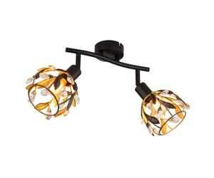 Globo Lighting Mika lampada da soffitto 2x25 W nero 15759-2