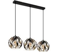 Globo Lighting Mika lampada sospesa 3x25 W nero 15759-3H
