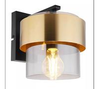Globo Lighting Milley lampada da parete 1x60 W nero-oro 15560W