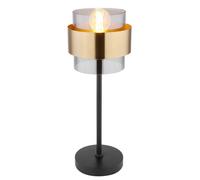 Globo Lighting Milley lampada da tavolo 1x60 W nero-oro 15560T