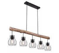 Globo Lighting Mina lampada sospesa 5x40 W nero 15326-5N
