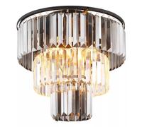 Globo Lighting Naxis lampada da soffitto 3x40 W nero-fumé 15695D