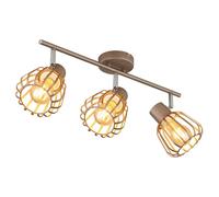 Globo Lighting Olin lampada da soffitto 3x40 W marrone 54663-3
