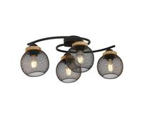 Globo Lighting Pablo lampada da soffitto 4x40 W nero 15663-4D