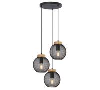 Globo Lighting Pablo lampada sospesa 3x40 W nero 15663-3H