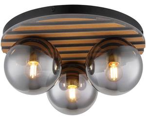 Globo Lighting Parsons lampada da soffitto 3x40 W nero 54343-3