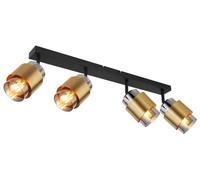 GLOBO LIGHTING Plafoniera a Soffitto Nero Opaco 4 x E27 15560-4 Milley