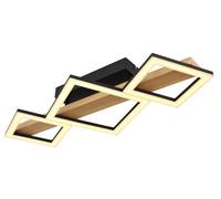 GLOBO LIGHTING Plafoniera LED a Soffitto 29 Watt Nero Opaco DUTSIN 67288D1