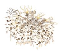 Globo Lighting Queena lampada da soffitto x40 W fumé-argento 64138D1S