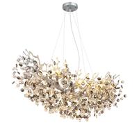 Globo Lighting Queena lampada sospesa intelligente x40 W fumé-argento 64138H3S