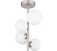 Globo Lighting Riha lampada da soffitto 4x3.5 W bianco-nichel 56140-4D