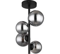 Globo Lighting Riha lampada da soffitto 4x3.5 W nero-fumé 56133-4D