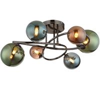 Plafoniera Lampadario Camera Letto Vetro Sfere Colorato Lampada da Cucina LED [EEK: F]