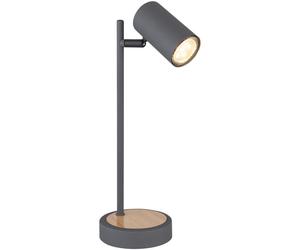 Globo Lighting Robby lampada da scrivania 1x5 W legno-grafite 57910TG