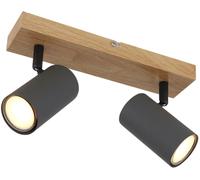 Globo Lighting Robby lampada da soffitto 2x35 W legno-grafite 57911-2G