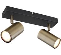 Globo Lighting Robby lampada da soffitto 2x35 W nero-ottone 57911-2M