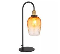 Globo Lighting Salvy lampada da tavolo 1x60 W nero-ambra 15786T