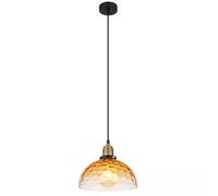 Globo Lighting Salvy lampada sospesa 1x60 W nero-ambra 15786H1