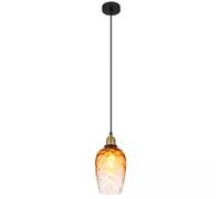 Globo Lighting Salvy lampada sospesa 1x60 W nero-ambra 15786H2