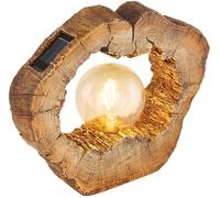 Globo Lighting Solar lampada solare da terra 1x0.06 W legno 36516