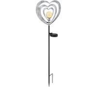 Globo Lighting Solar lampada solare da terra 1x0.06 W nero-grigio-argento 36580