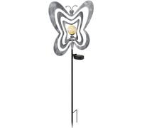 Globo Lighting Solar lampada solare da terra 1x0.06 W nero-grigio-argento 36581