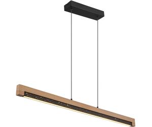 Globo Lighting Starla lampada sospesa 1x24 W nero-legno 67849H