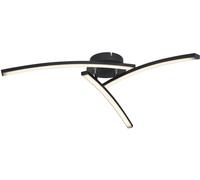 Globo Lighting Tansy I lampada da soffitto 1x18 W nero-opale 67129-18