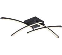 Globo Lighting Tansy I lampada da soffitto 1x24 W nero-opale 67129-24