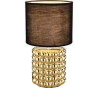 Globo Lighting Valentino lampada da tavolo 1x40 W nero-oro 21626