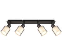 Globo Lighting Villegas lampada da soffitto 4x25 W nero 54456-4