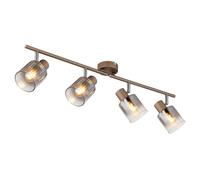 Globo Lighting Walton lampada da soffitto 4x40 W fumé 54318-4