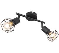 Globo Lighting Xara I lampada da soffitto 2x40 W nero 54802S-2