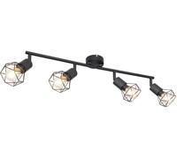 Globo Lighting Xara I lampada da soffitto 4x40 W nero 54802S-4